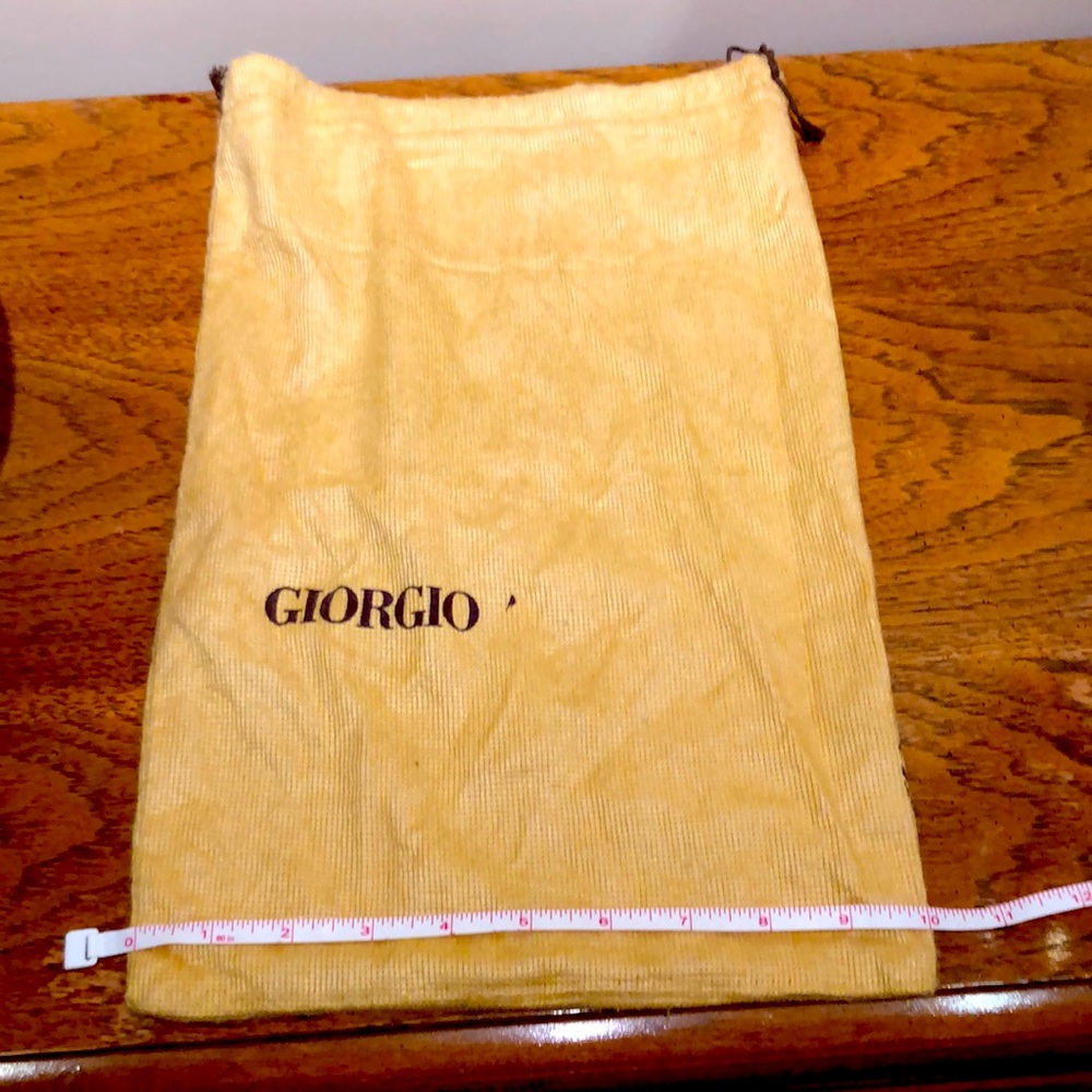 Vintage Giorgio Armani Dust Bags - Lot of 4 Mixed Cream Flannel Beige Corduroy